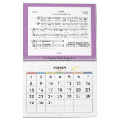 Calendrier musical 2025 pour l'année zodiaque du s (Mar 2026)