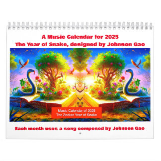 Calendrier musical 2025 pour l'année zodiaque du s