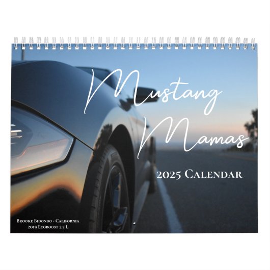 Calendrier Mustang Mamas 2025 (Protection)