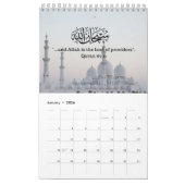 Calendrier musulman minimaliste 2023 (Jan 2026)