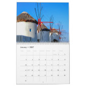 Calendrier Mykonos (Jan 2027)
