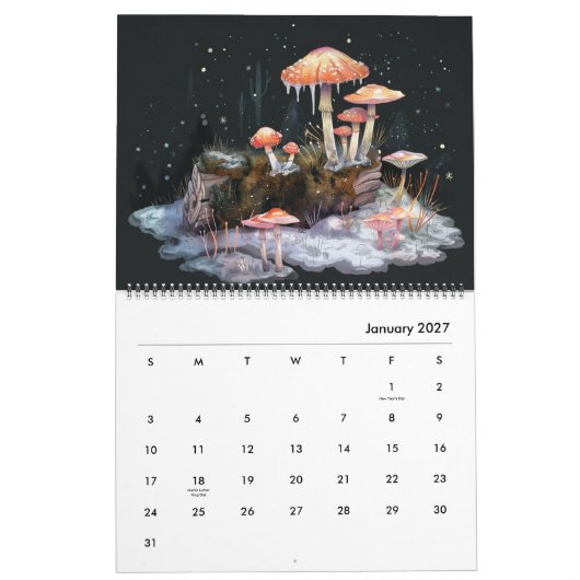 Calendrier Mysical Forest Cottagecore (Jan 2027)