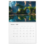 Calendrier Mystical Gardens par E.J. Gold (Feb 2026)