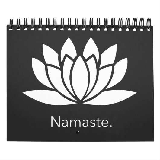 Calendrier Namaste avec Fleur de Lotus Spirituelle (Protection)