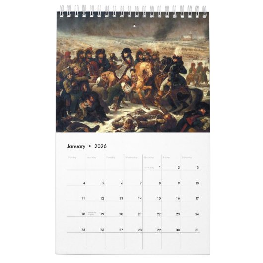 Calendrier Napoléon (Jan 2026)