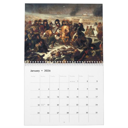 Calendrier Napoléon (Jan 2026)
