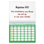 Calendrier Napoléon Hill 2025, nos limites (Mar 2027)