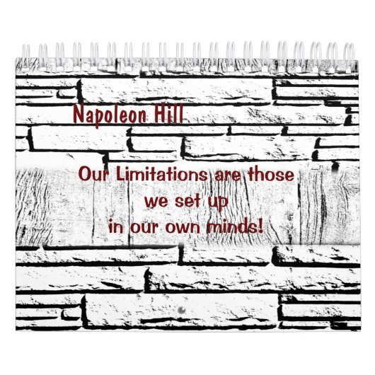 Calendrier Napoléon Hill 2025, nos limites (Protection)
