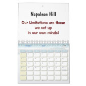 Calendrier Napoléon Hill 2025, nos limites (Feb 2027)