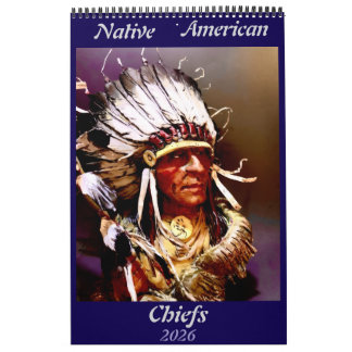 Calendrier Native American Chiefs Calendar