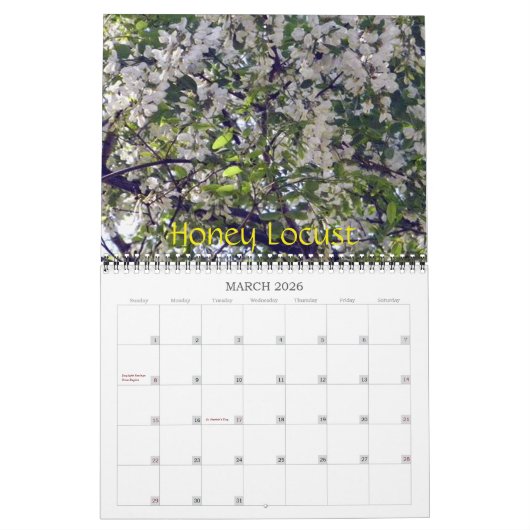 Calendrier Native Garden 2021 (Mar 2026)