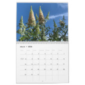 Calendrier Natural merveille Deux pages MediumCalendar, blanc (Mar 2026)