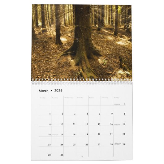 Calendrier Nature (Mar 2026)
