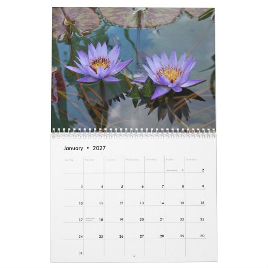 Calendrier Nature 2013 (Jan 2027)