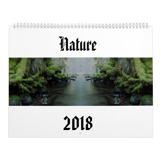 Calendrier Nature 2018 (Protection)