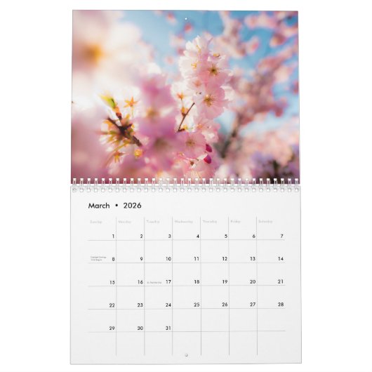 Calendrier Nature 2022 (Mar 2026)