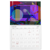 Calendrier Nature abstraite par Julie Richman (Jan 2026)