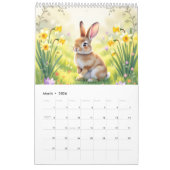 Calendrier Nature animals habitat calendar (Mar 2026)
