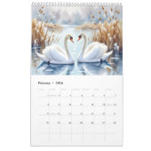 Calendrier Nature animals habitat calendar (Feb 2026)