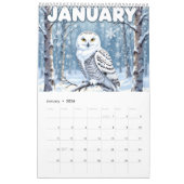 Calendrier Nature animals habitat calendar (Jan 2026)