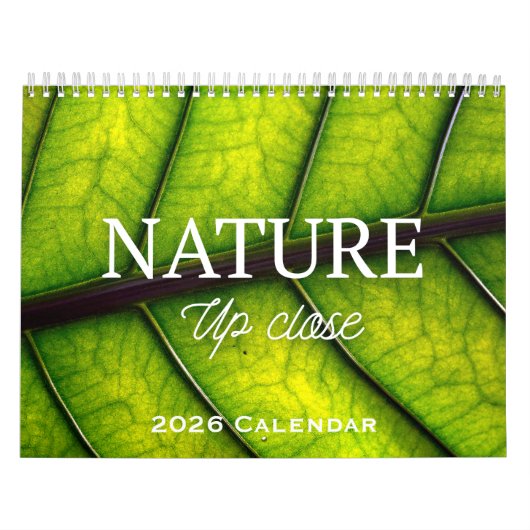 Calendrier Nature de près 2026 (Protection)