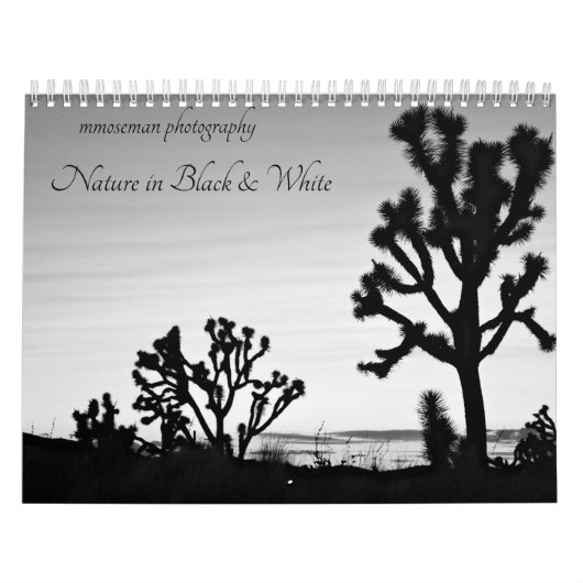 Calendrier Nature en noir et blanc (Protection)