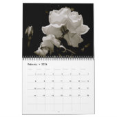 Calendrier Nature en noir et blanc (Feb 2026)