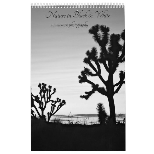 Calendrier Nature en noir et blanc (Protection)