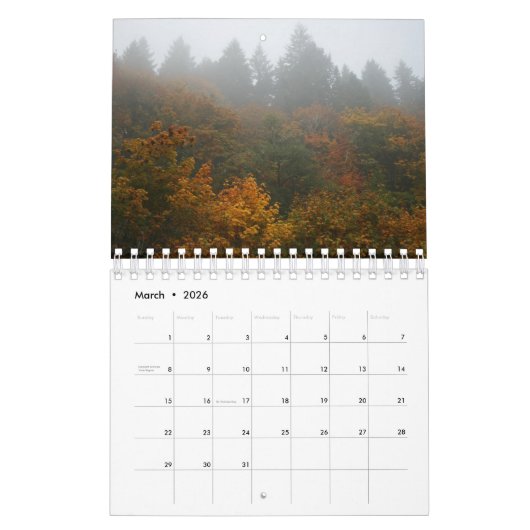 Calendrier Nature Photography Calendar (Mar 2026)