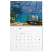 Calendrier Nature pittoresque de chiens (Feb 2027)