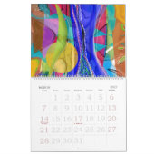 Calendrier naturel abstrait (Mar 2027)