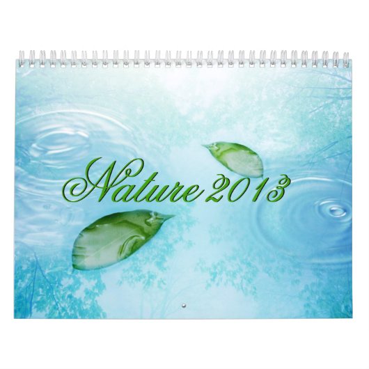 Calendrier naturel - Eau, Ciel et Feuille 2013 (Protection)