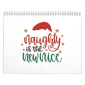 Calendrier Naughty est le New Nice Funny Christmas Père Noël (Protection)