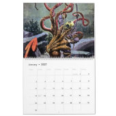 Calendrier nautique vintage (Jan 2027)