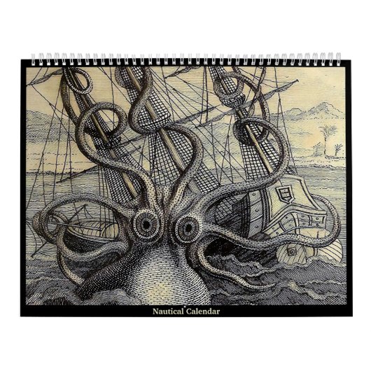 Calendrier nautique vintage (Protection)