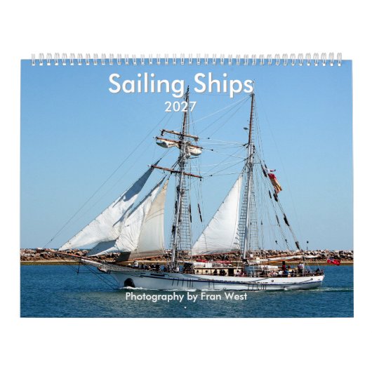 Calendrier Navires à voile 2027 (Protection)