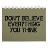 Calendrier Ne Croyez Pas Tout Ce Que Vous Pensez (Protection)