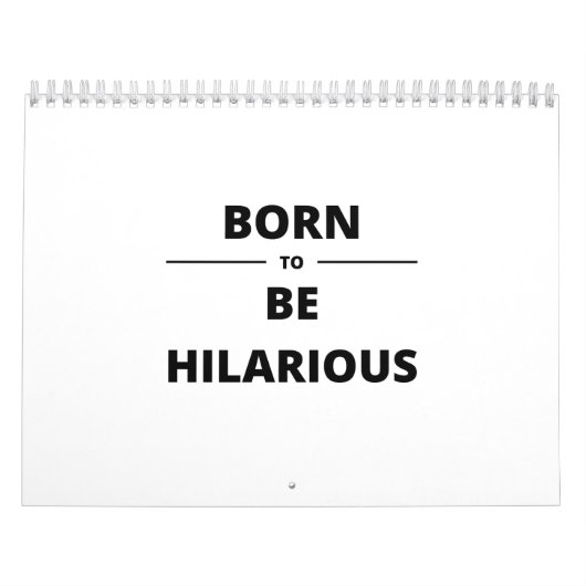 CALENDRIER NÉ POUR ÊTRE HILARISÉ (Protection)