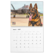 Calendrier « NE TOUCHEZ PAS » - Chiens de Travail (Mar 2027)