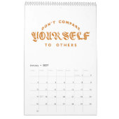 Calendrier Ne vous comparez pas aux autres (Jan 2027)