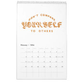 Calendrier Ne vous comparez pas aux autres (Feb 2026)