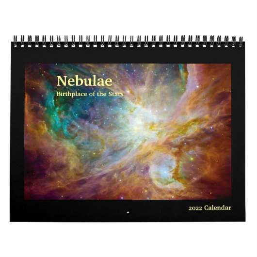 Calendrier Nebulae 2022 Images spatiales (Protection)