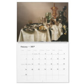 Calendrier néerlandais des peintures 2022 (Feb 2027)