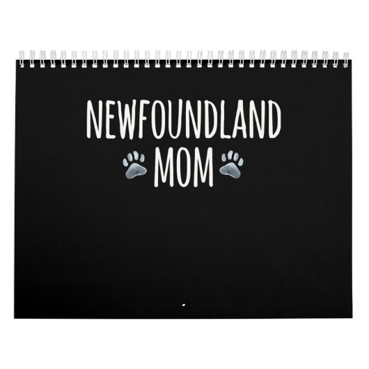 Calendrier Nefoundland dog | dolover paws givraws (Protection)