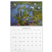 Calendrier Nénuphar Claude Monet (Mar 2026)