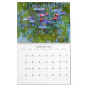 Calendrier Nénuphar Claude Monet (Feb 2026)