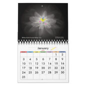 Calendrier Nénuphar de fractale (Jan 2027)