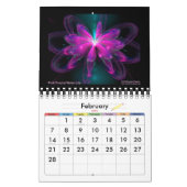 Calendrier Nénuphar de fractale (Feb 2027)