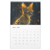 Calendrier Néon des Grands Félins (Mar 2027)