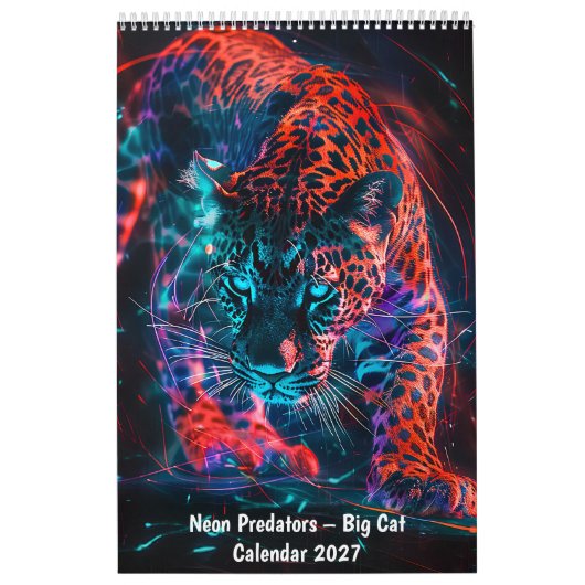 Calendrier Néon des Grands Félins (Protection)